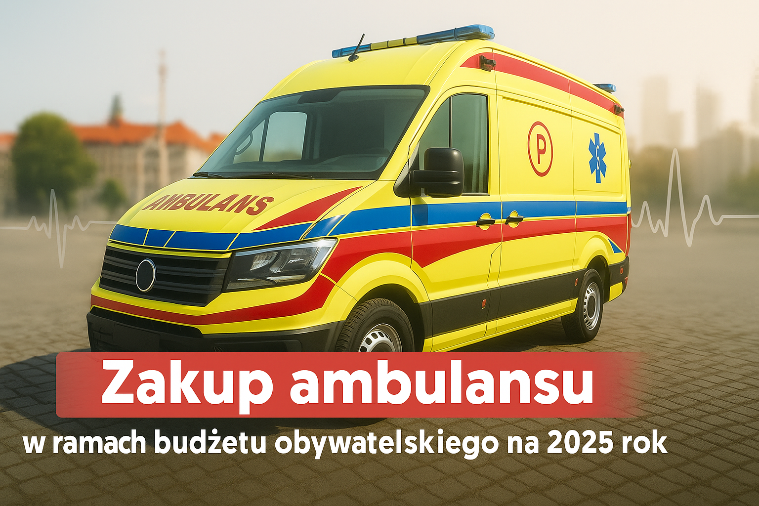 Zakup ambulansu na&nbsp;potrzeby ratowania życia i&nbsp;zdrowia mieszkańców województwa łódzkiego dla WSRM w&nbsp;Łodzi w&nbsp;ramach budżetu obywatelskiego na&nbsp;2025 rok