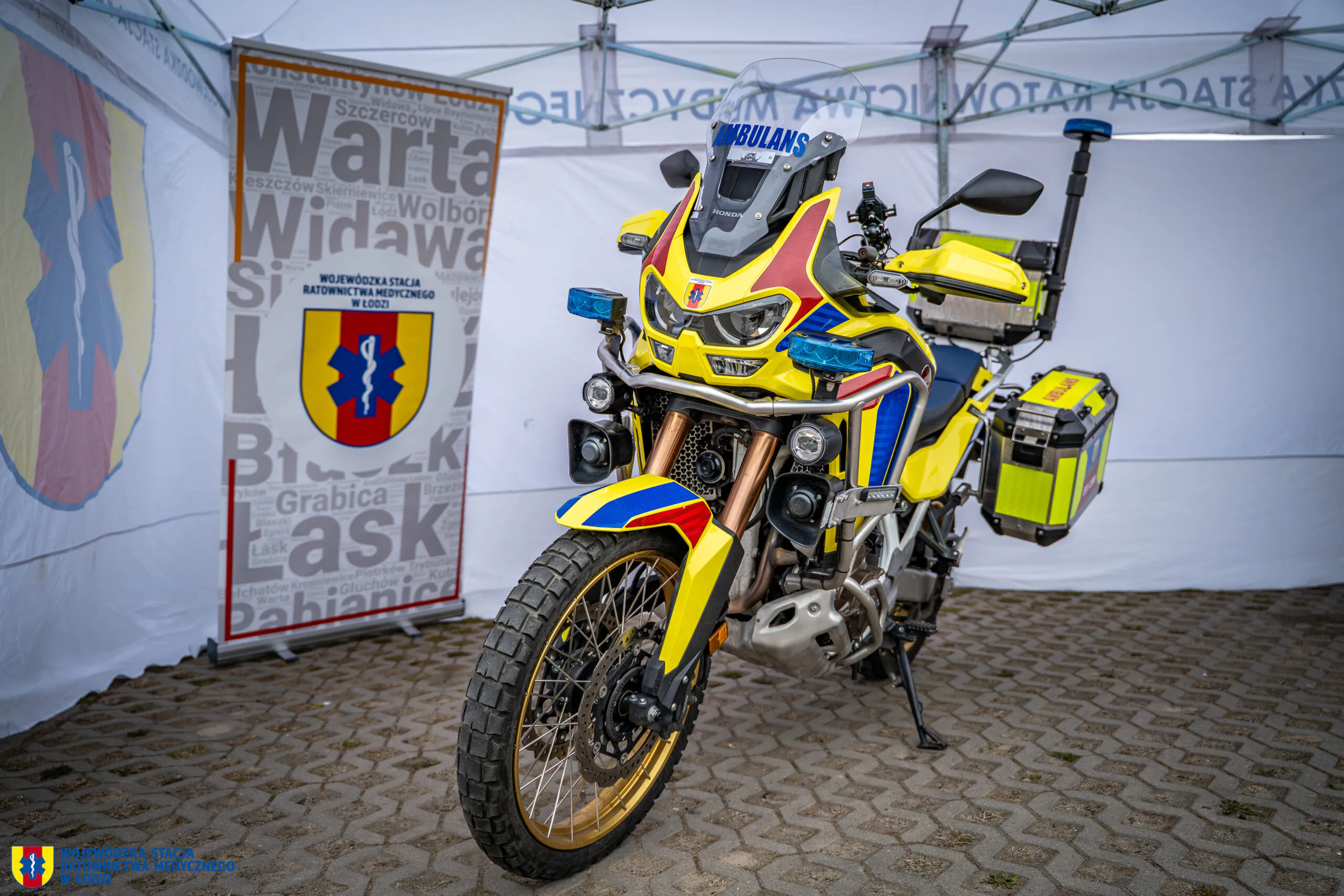W dniach 14-15.04.2026 w Łodzi trwają Warsztaty Morocyklowych Jednostek Ratowniczych "Łódzki Motoambulans 2026"