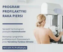 Program profilaktyki raka piersi – bezpłatna mammografia