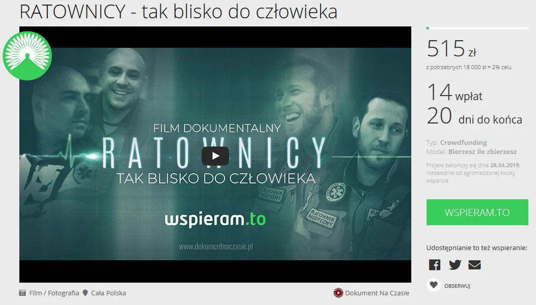 Film o&nbsp;prawdziwych ratownikach medycznych.