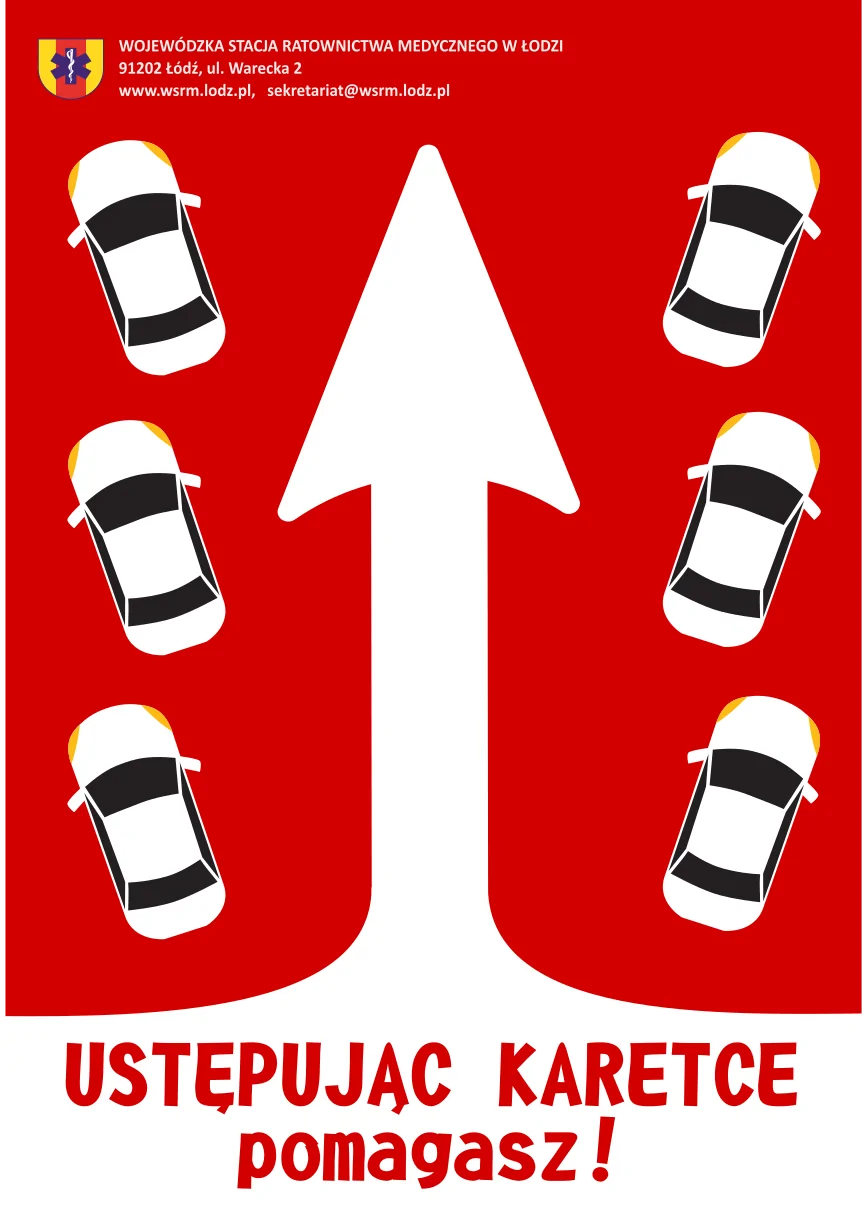 Ustępując karetce, pomagasz!